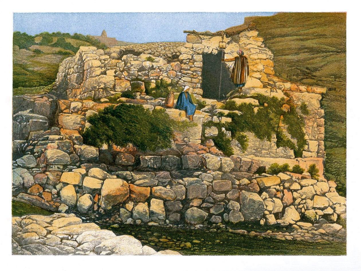 En-Rogel Kuyusu, Kudüs, c1870. by W. Dickens
