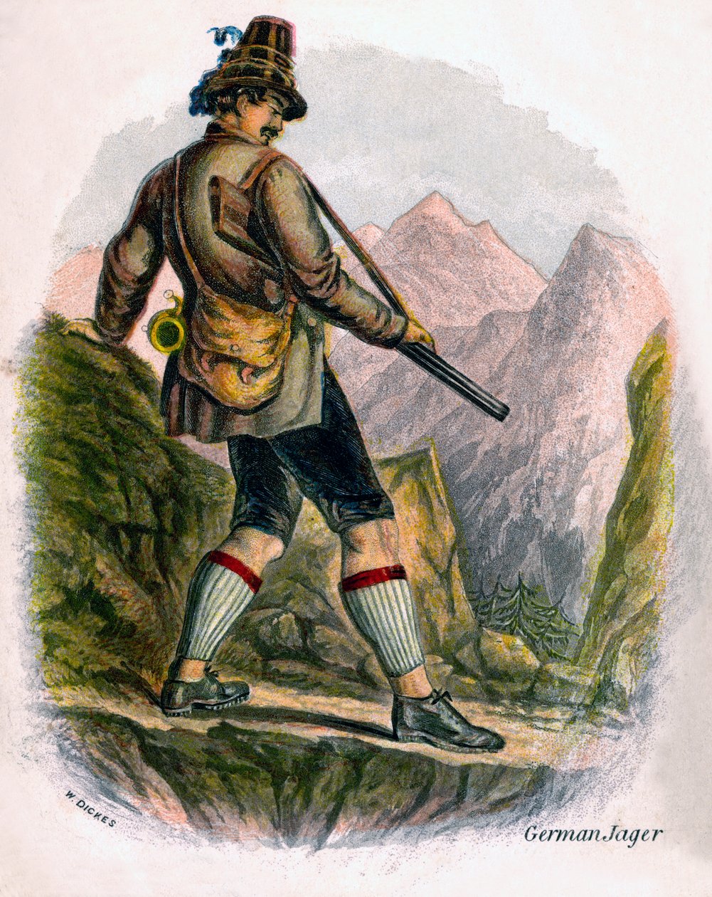 Bavyera Köylü, 1809. by W. Dickes