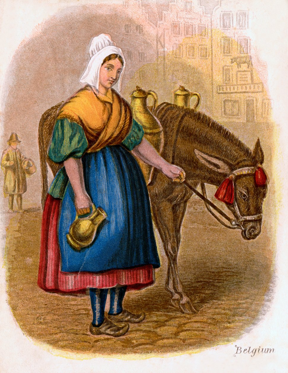 Belçikalı Süt-Kadın, 1809. by W. Dickes
