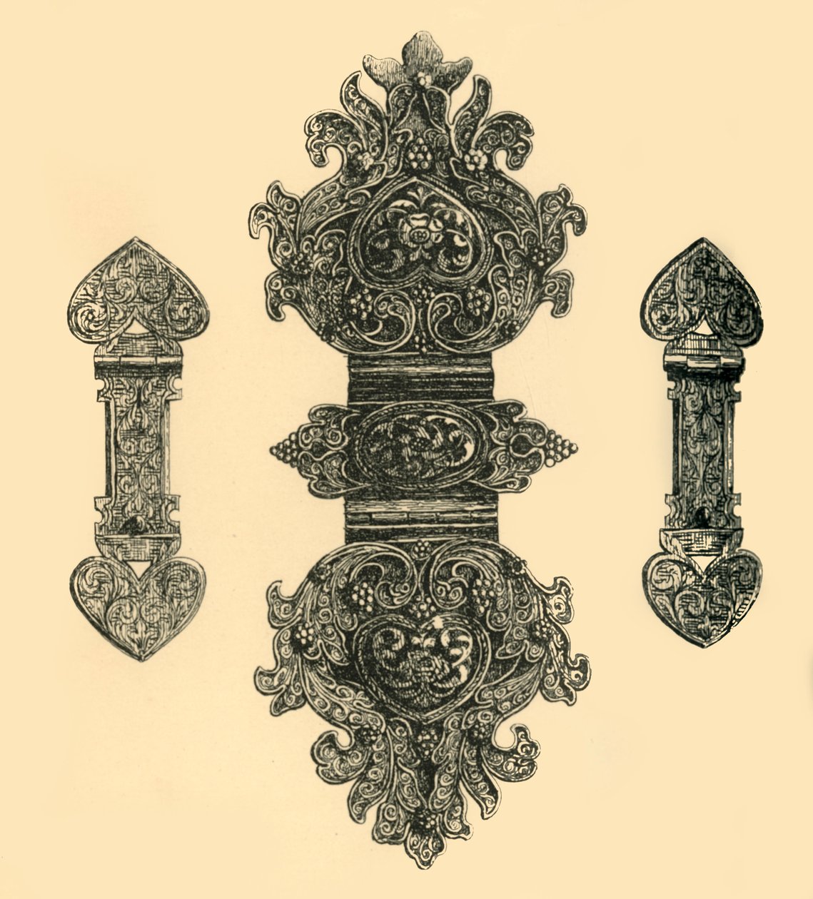 Gümüş kitap tokaları, 1881. by W. E. Mackaness