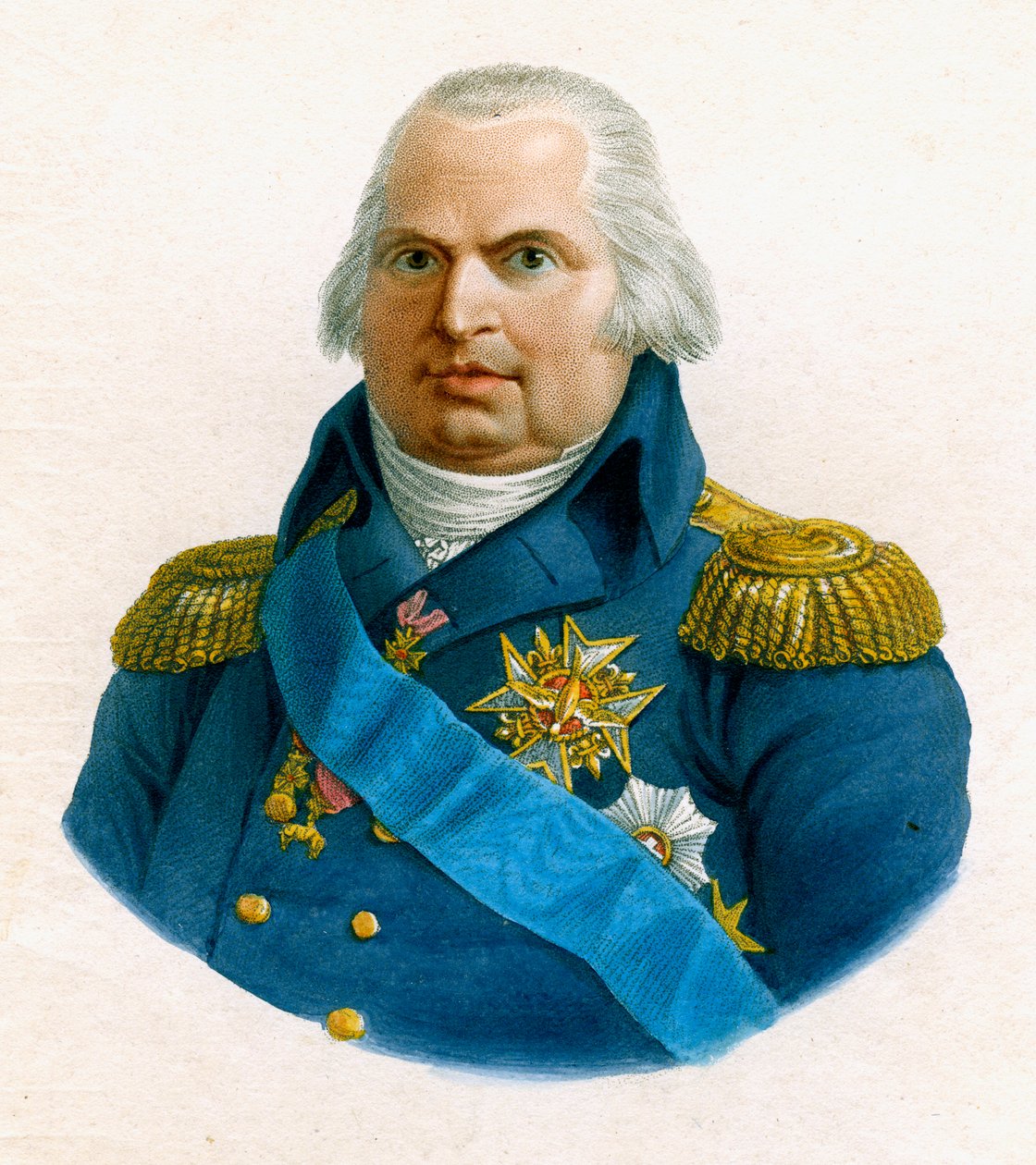 Louis XVIII, Fransa Kralı, 19. yüzyıl. by W Evans