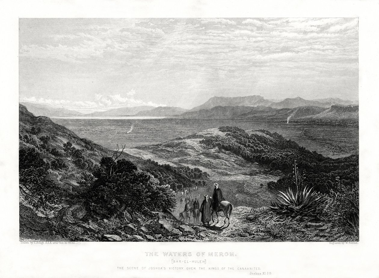 Merom Suları, Filistin, 1887 by W. Forrest