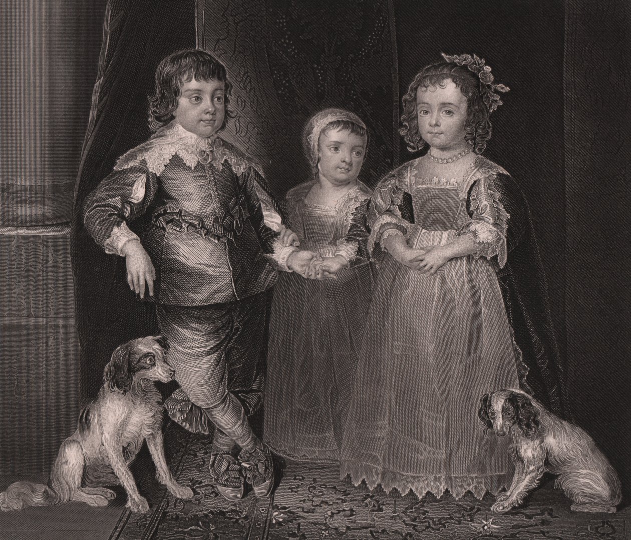 Charles, James ve Henrietta, İngiltere Charles I