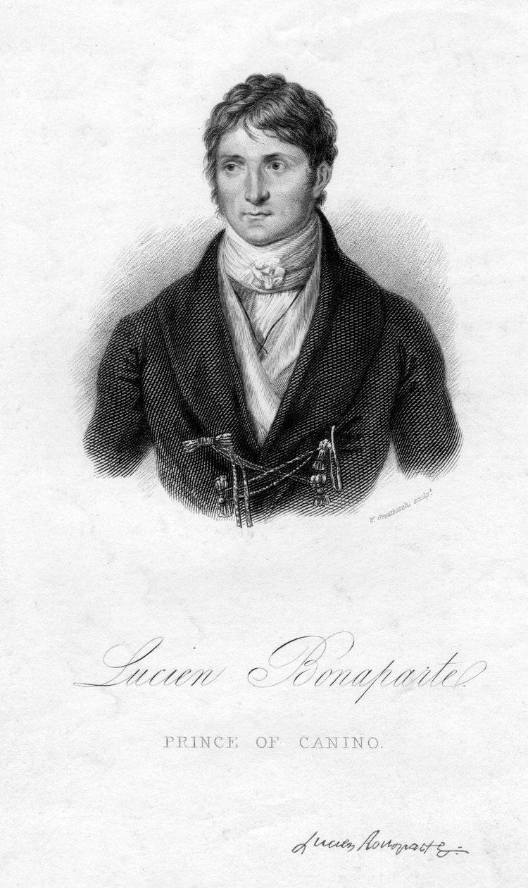 Lucien Bonaparte, Canino Prensi, 19. yüzyıl. by W. Greatbatch