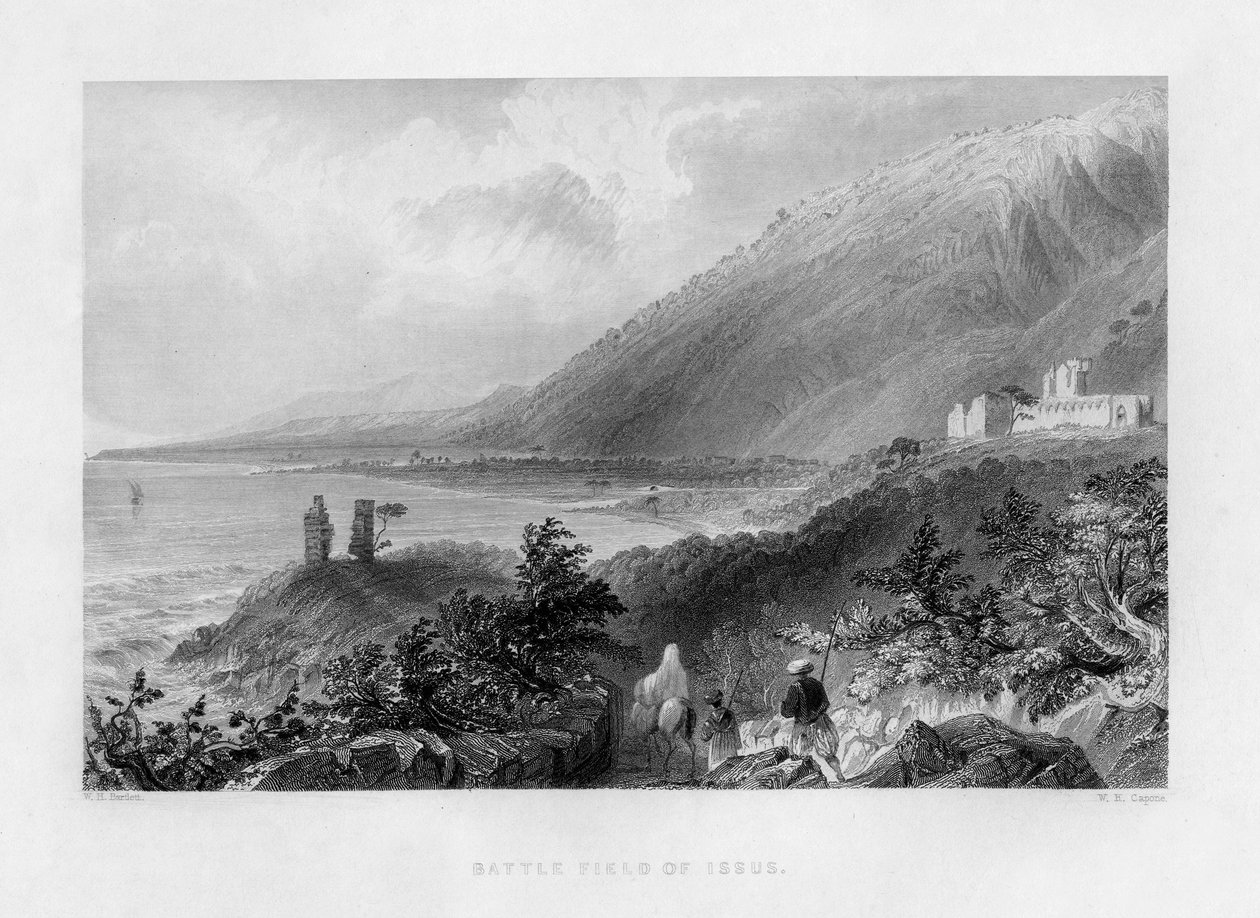 Issus savaş alanı, Türkiye, 1841. by W. H. Capone