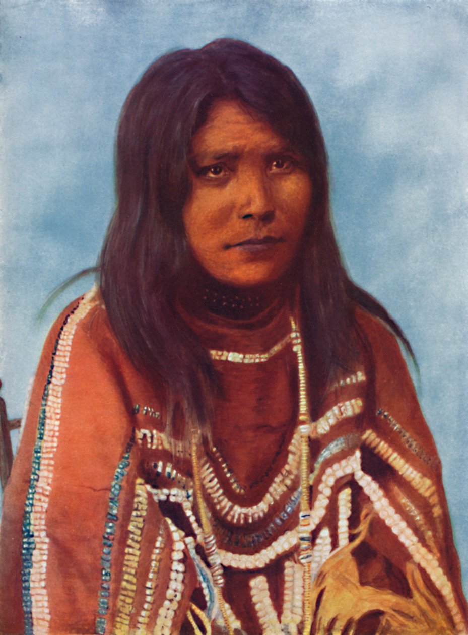 Sarcee Kızılderili kadını, 1912 by W. Hanson Boorne