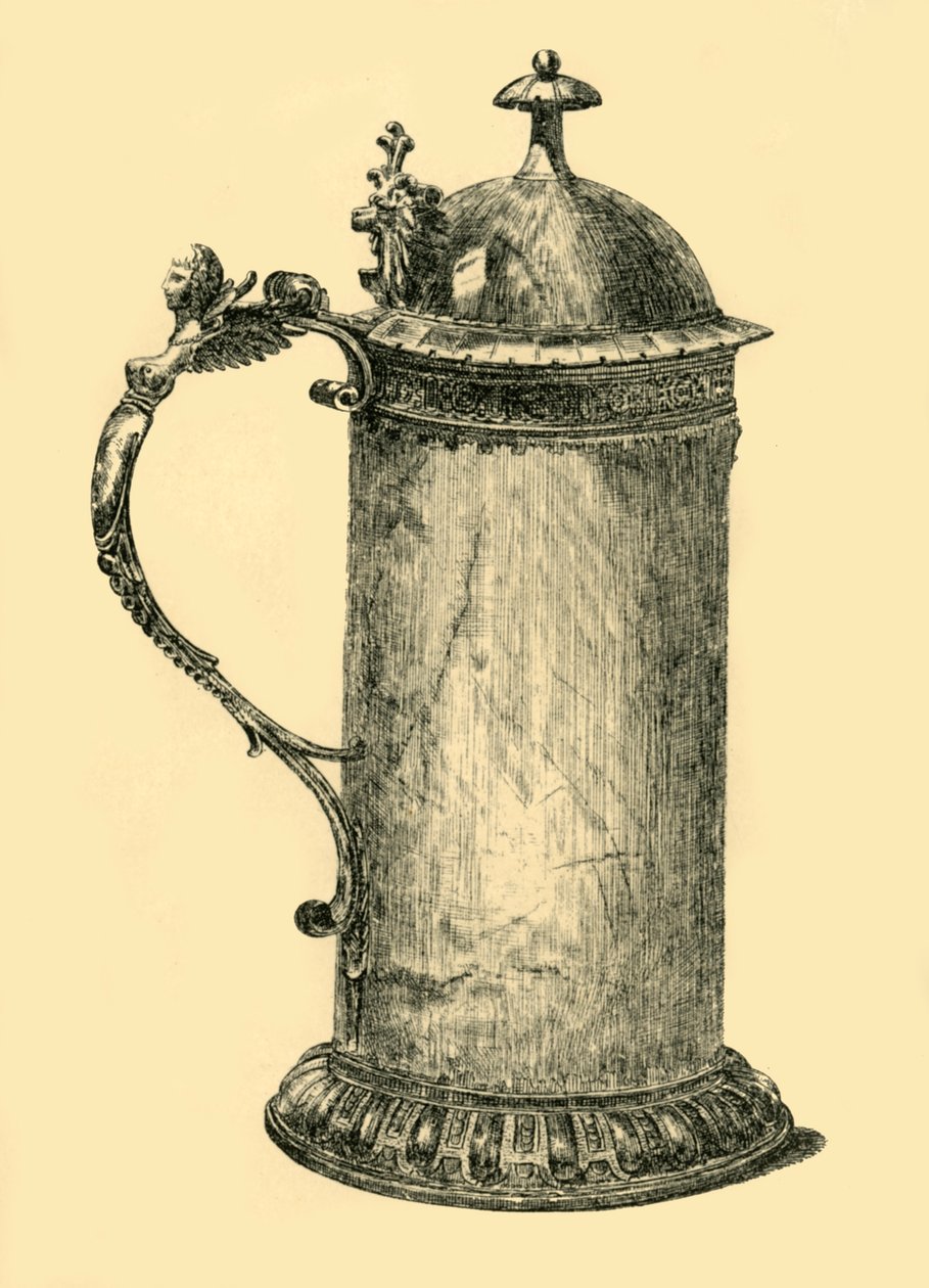 Tankard, 17. yüzyılın başları, 1881. by W. Harbutt