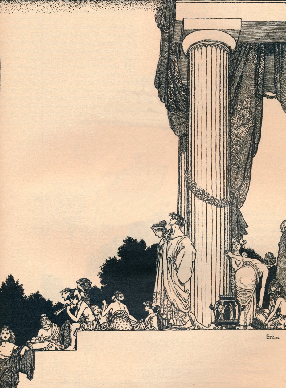 Bir Yaz Gecesi Rüyası, 1. Perde, 1. Sahne, 1914 by William Heath Robinson