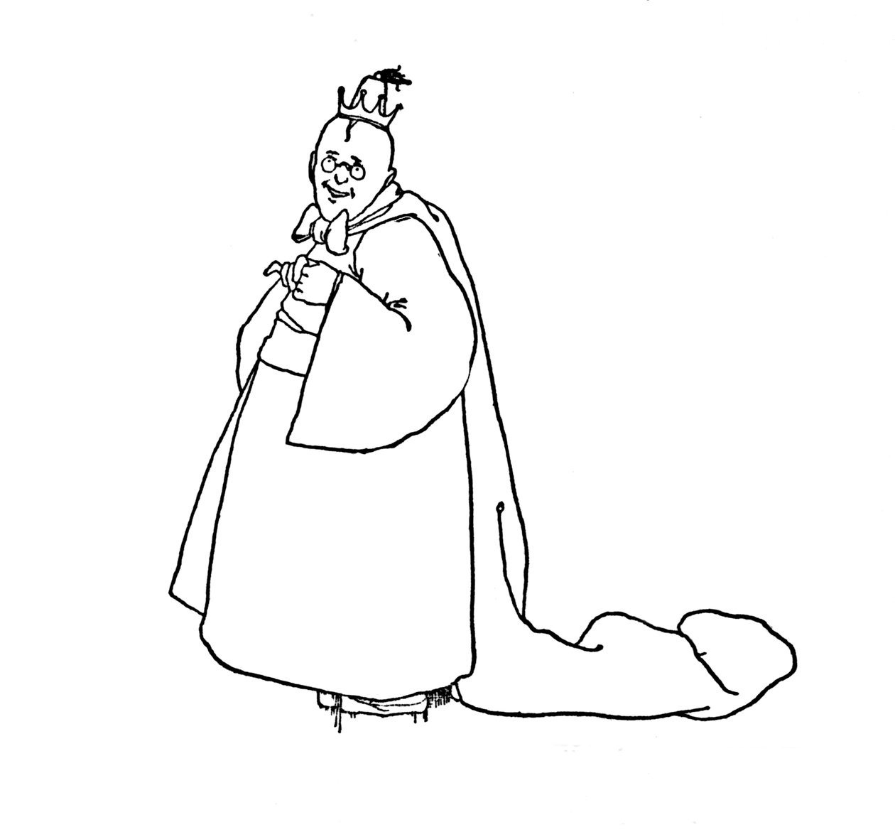 Ama Bizi Güldürsün, Dedi Kral, 1930 c. by William Heath Robinson