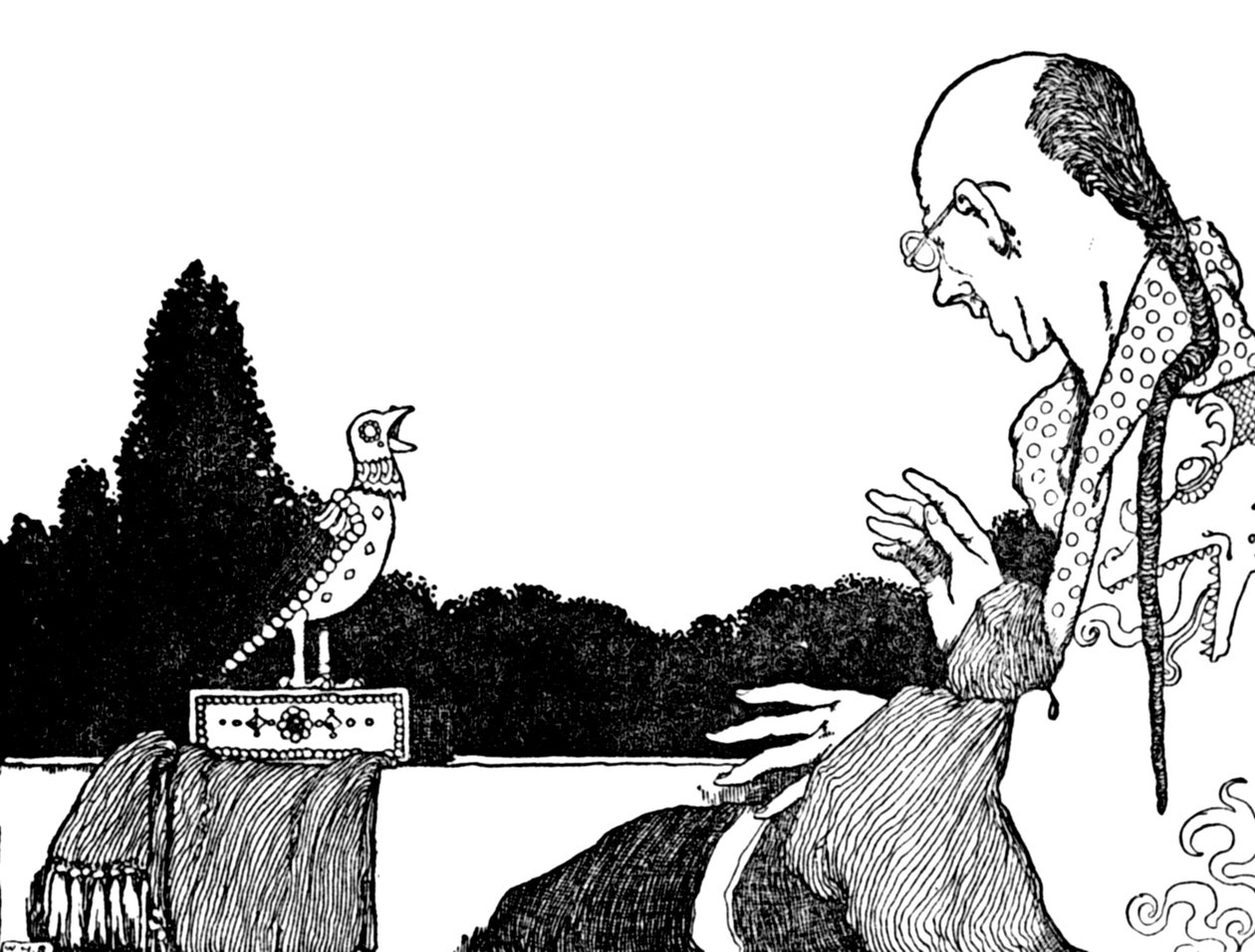 Gerçek Bülbül Kadar Başarılıydı, c1930 by William Heath Robinson
