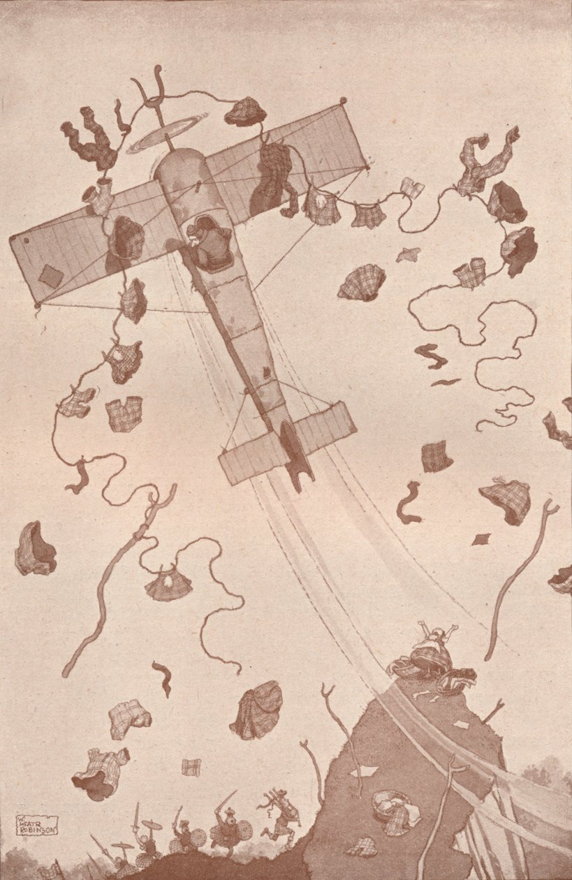 Havada Daha Fazla Suç, c1918 1919 by William Heath Robinson