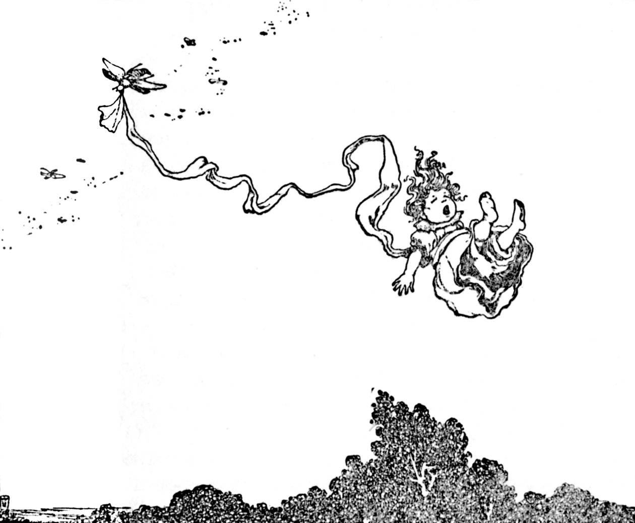 Oh, Dehşete Zavallı Oldu Tommelise!, c1930 by William Heath Robinson