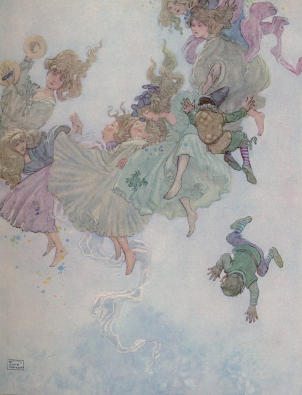 Dönüp Döndüler, Döndü ve Döndü, c1930 by William Heath Robinson