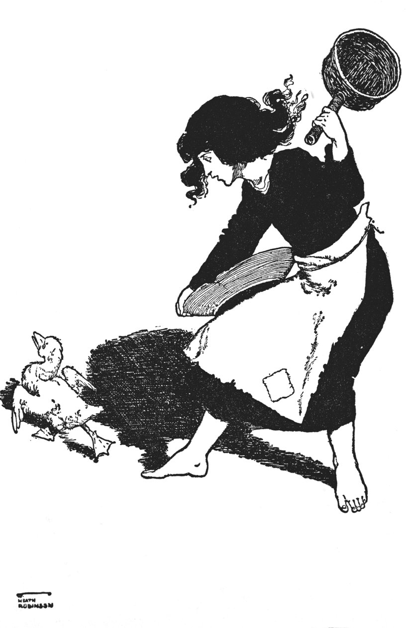 Zavallı Ördek Yavrusu Herkes Tarafından Aldatıldı, c1930 by William Heath Robinson