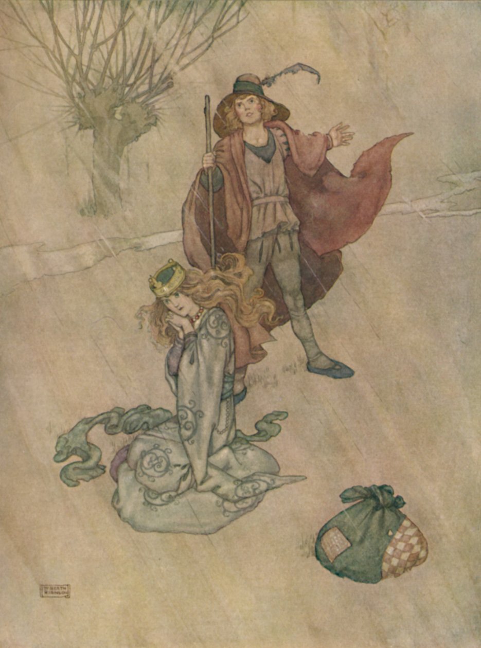 Domuz Çobanı Azarladı ve Yağmur Döküldü, c1930 by William Heath Robinson