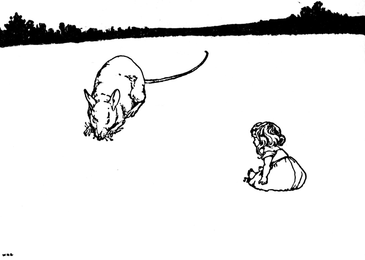 Seni Zavallı Küçük Şey! Tarla Faresi dedi, c1930 by William Heath Robinson