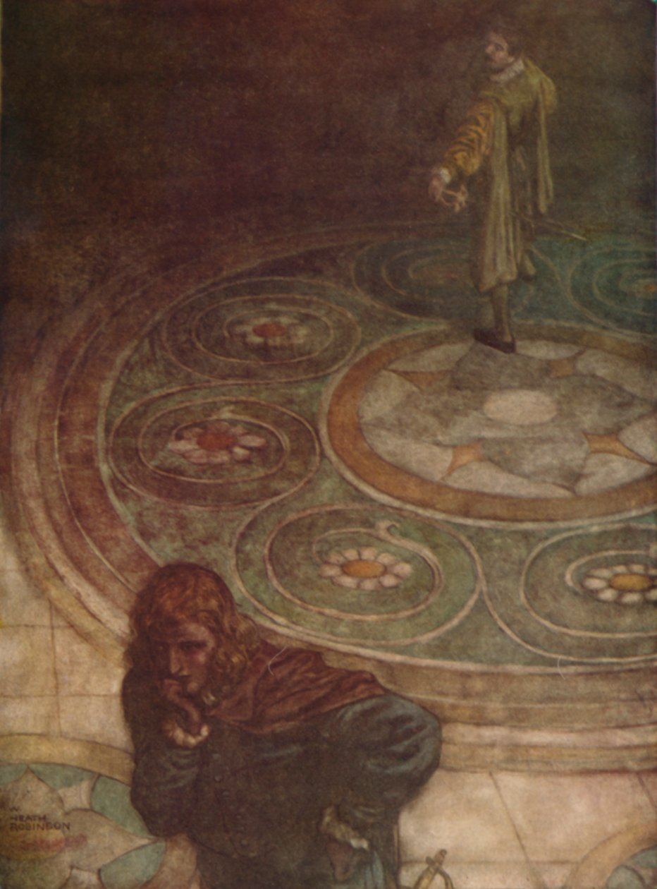Viola: Yine Barbar Bir Çekişme! Whoeer I Woo, Ben Onun Karısı Olurdum., 1923 by William Heath Robinson