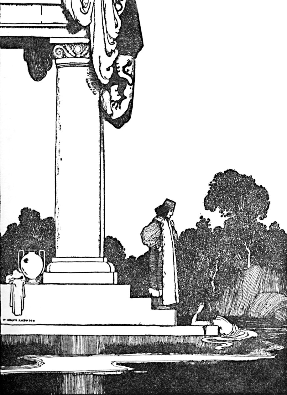 Güneş Doğduğunda Uyandı, c1930 by William Heath Robinson
