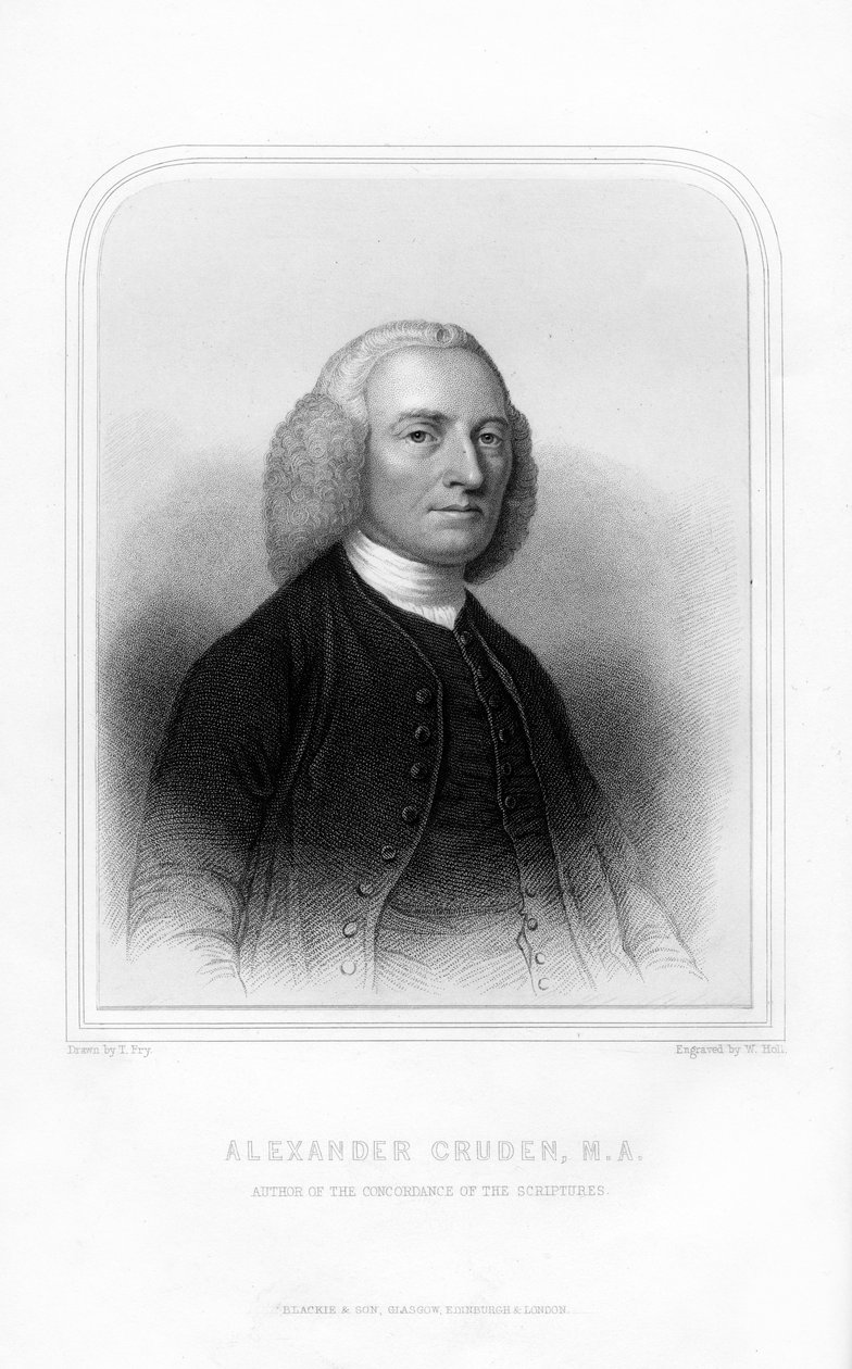 Alexander Cruden, İncil