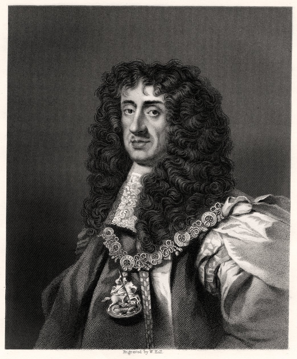 Charles II, Büyük Britanya ve İrlanda Kralı, 19. yüzyıl. by W. Holl