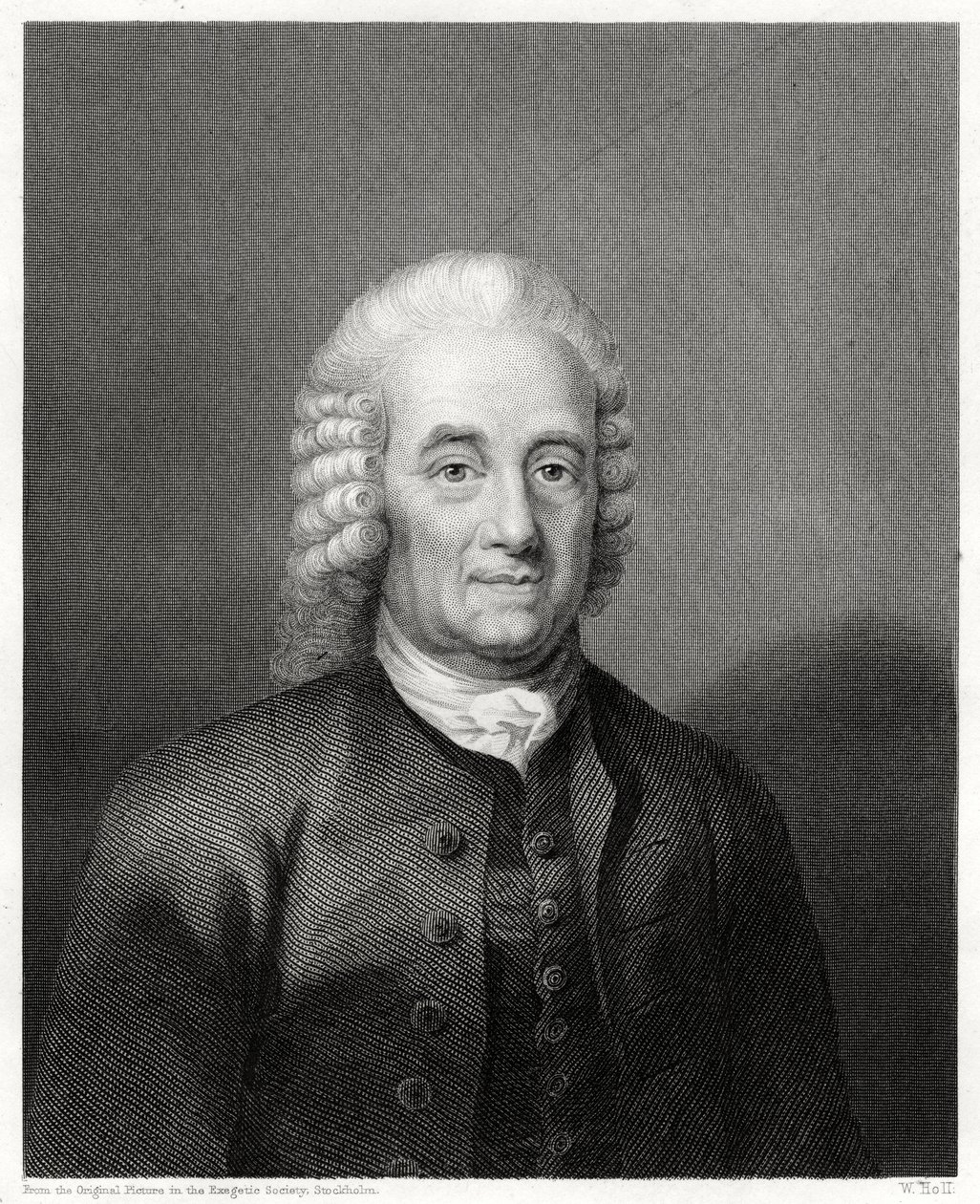 Emanuel Swedenborg, İsveçli filozof, mistik ve kozmolog, 1884 by W. Holl