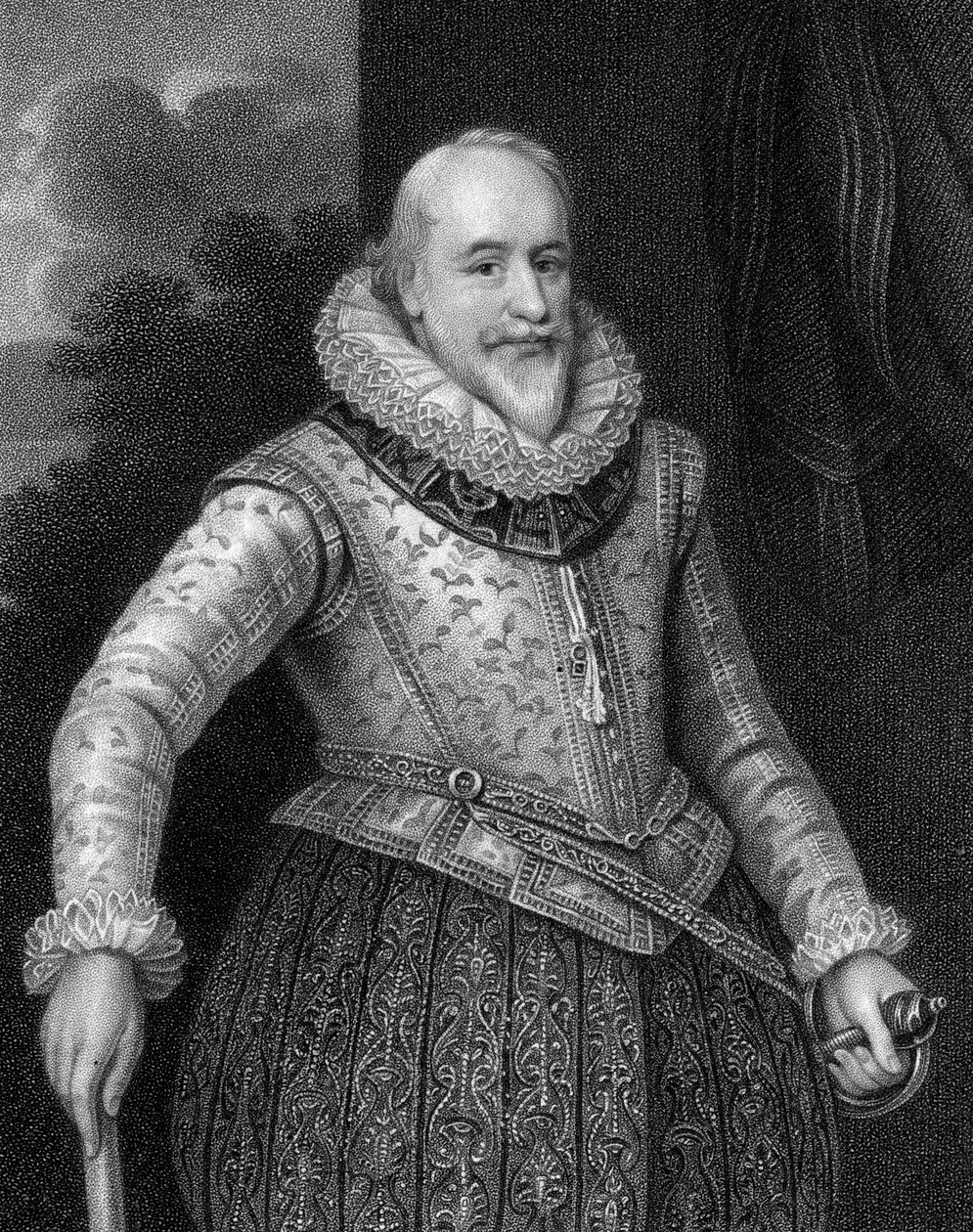George Carew, 1. Totnes Kontu 1555-1629, 1824. by W. Holl
