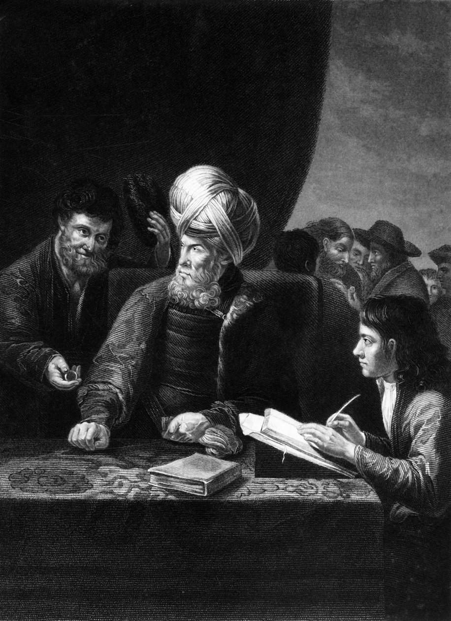 Ben sana zulmetmiyorum, sen benimle bir kuruş için hemfikir değil miydin, 19. yüzyıl. by W. Holl