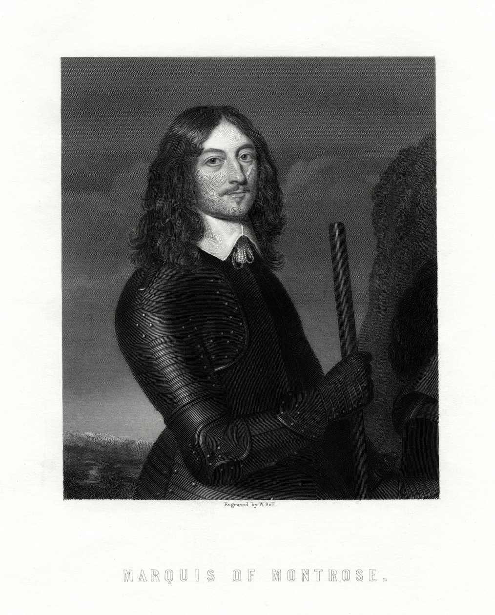 James Graham, Montrose 1 Marki, İskoç asilzade ve asker, 19. yüzyıl by W. Holl