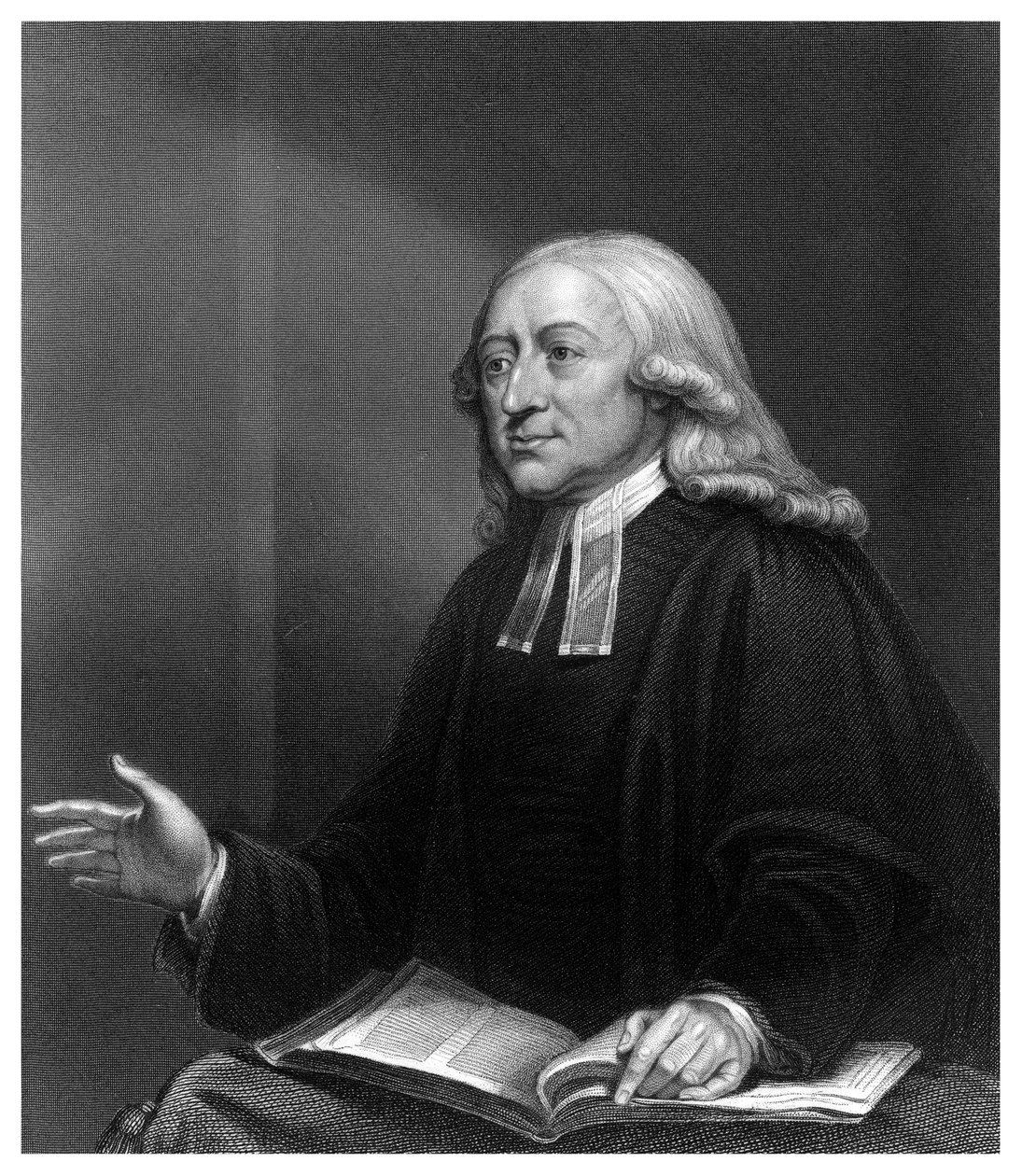 John Wesley, 18. yüzyıl İngiliz konformist olmayan vaiz. by W. Holl