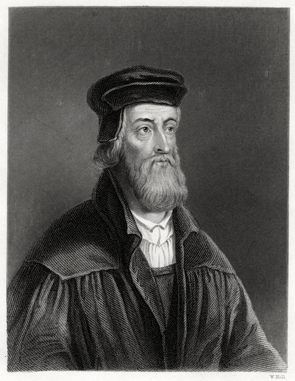 John Wycliffe, İngiliz ilahiyatçı, 19. yüzyıl by W. Holl