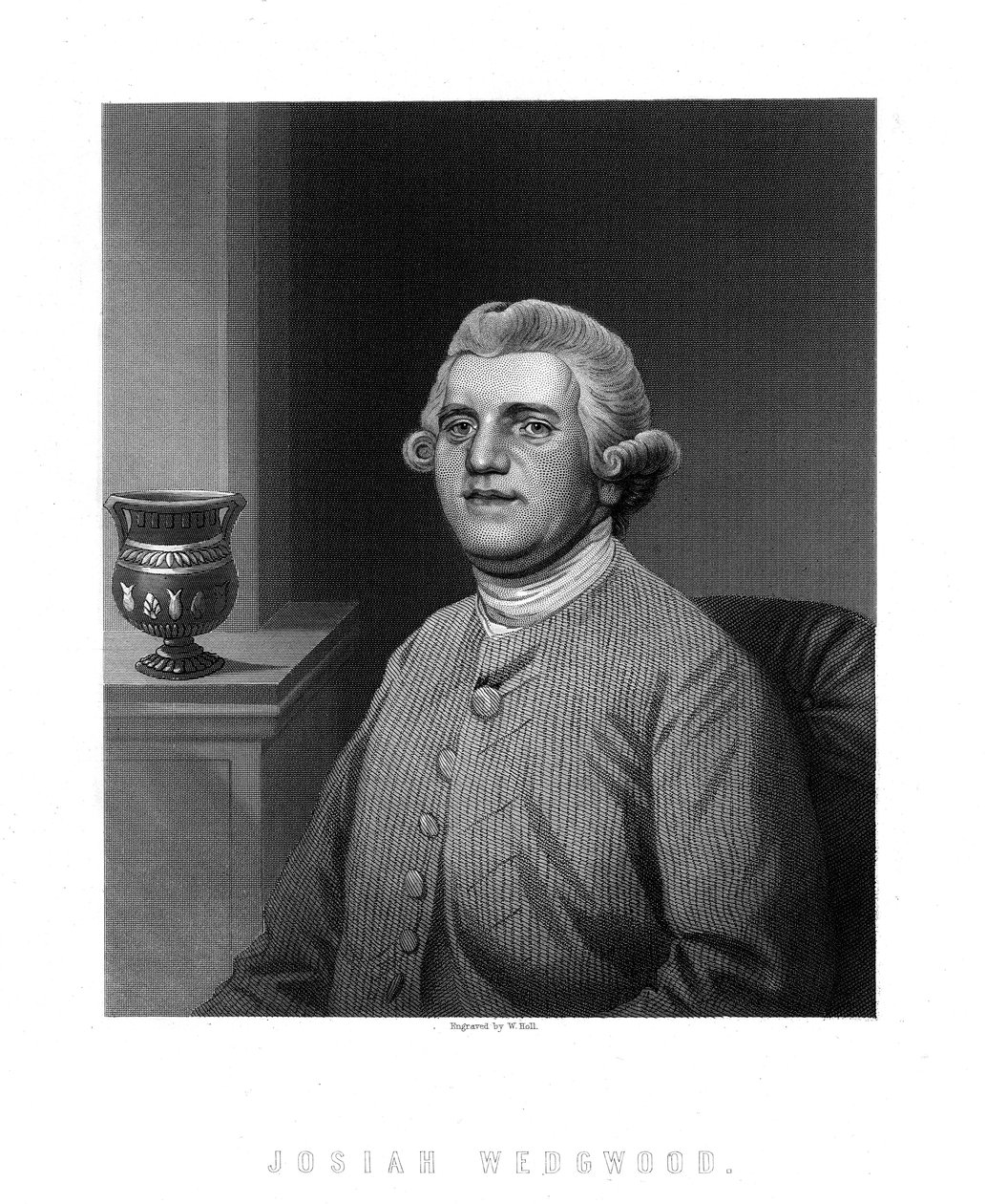 Josiah Wedgwood, İngiliz sanayici ve çömlekçi by W. Holl