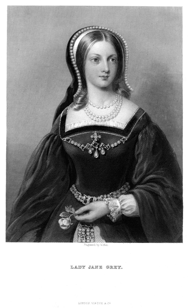 Leydi Jane Gray 1537-1554, 19. yüzyıl. by W. Holl