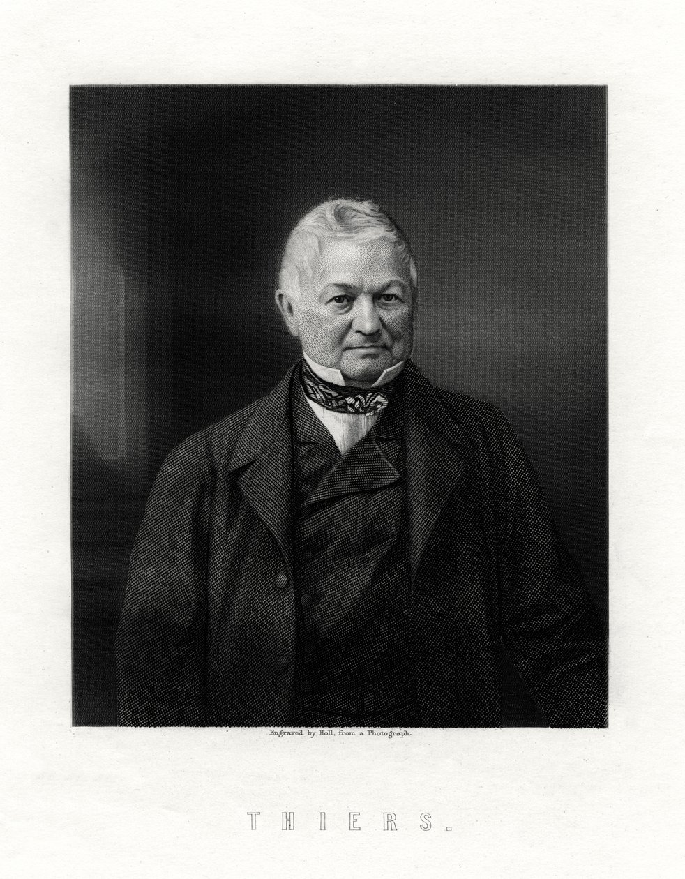 Louis Adolphe Thiers, Fransız devlet adamı ve tarihçi, 19. yüzyıl. by W. Holl