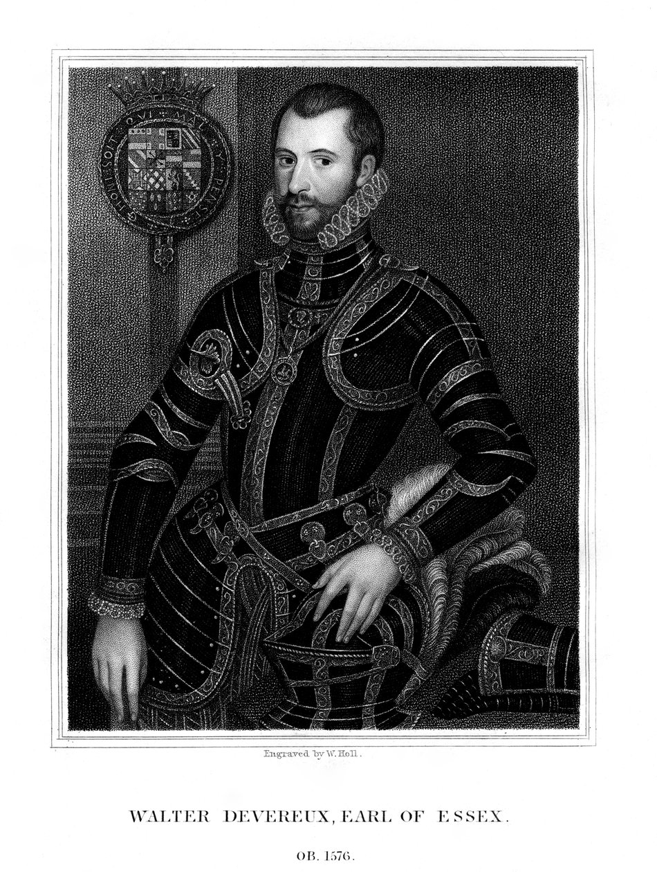 Walter Devereux, 1. Essex Kontu, İngiliz asilzadesi, 1824. by W. Holl