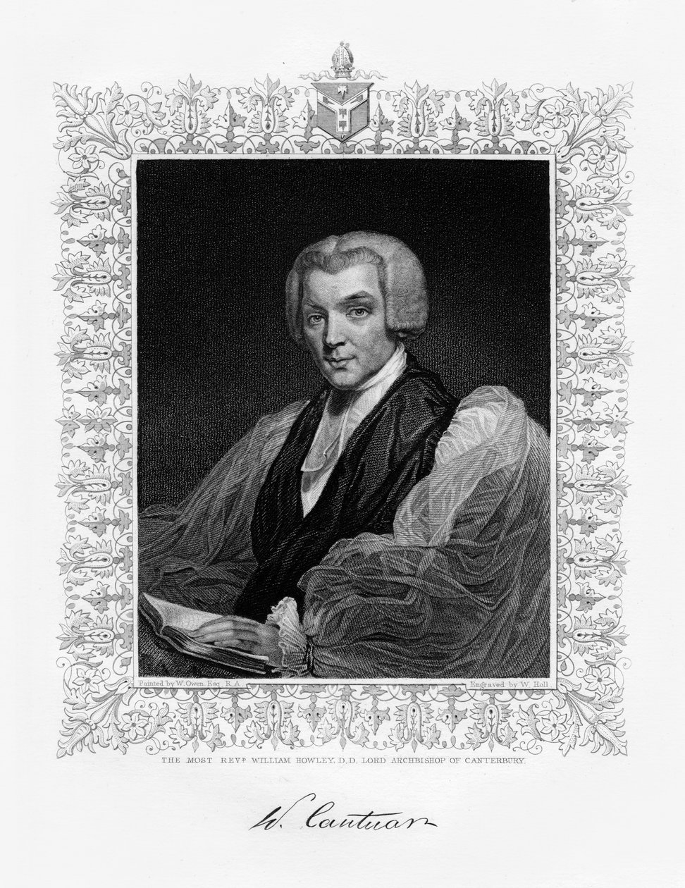 William Howley, Canterbury Başpiskoposu, 19. yüzyıl. by W. Holl