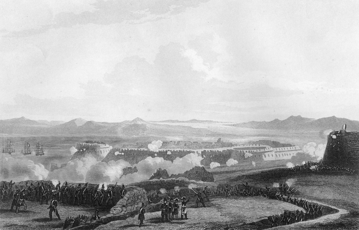 1854 1857 Kırım Savaşı sırasında Bomarsund'a saldırı. by W. Hulland