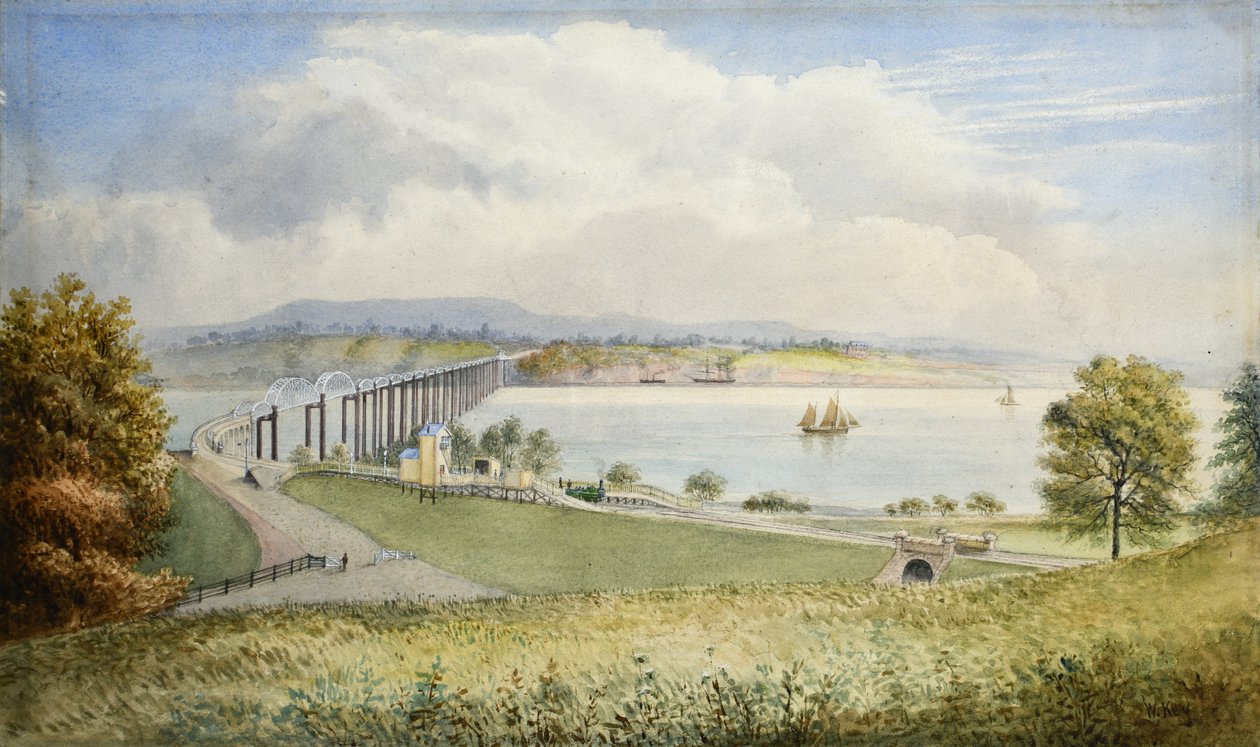 Severn Demiryolu Köprüsü by W. Key