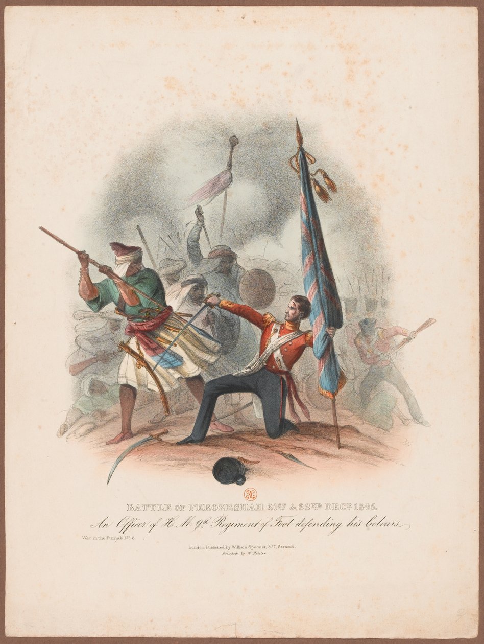 ?Ferozeshah Savaşı 21 ve 22 Aralık 1845. HM 9. Alayı