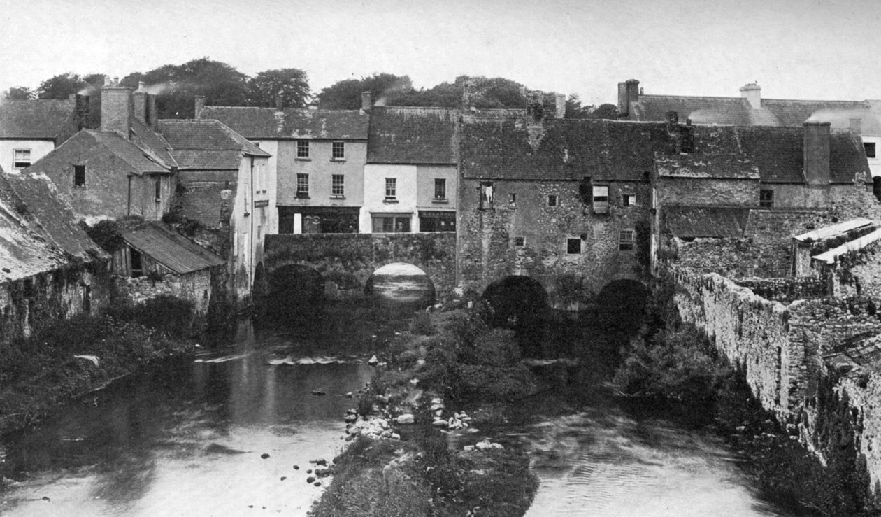 Eski köprü, Birr, Offaly, İrlanda, 1924-1926. by W. Lawrence