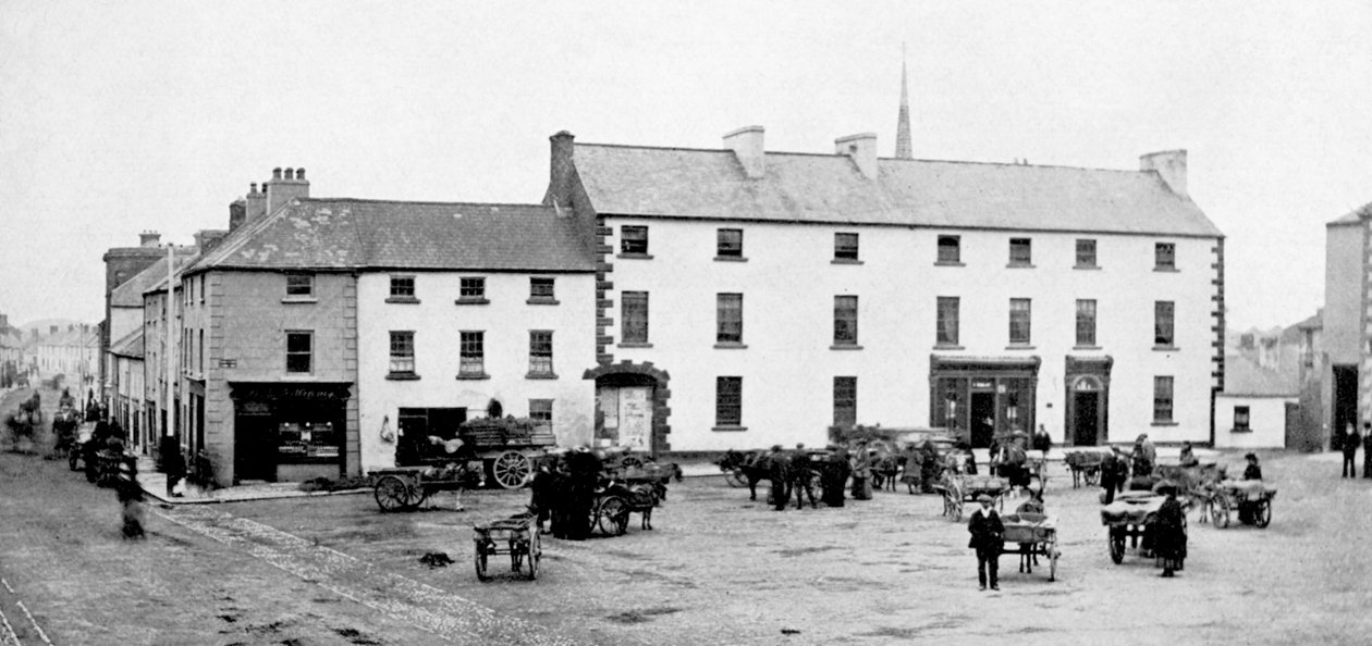 The Square, Mountmellick, County Laois, İrlanda, 1924-1926. by W. Lawrence