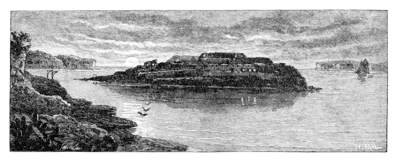 Bare Island, Botany Bay, Yeni Güney Galler, Avustralya, 1886. by W. Macleod