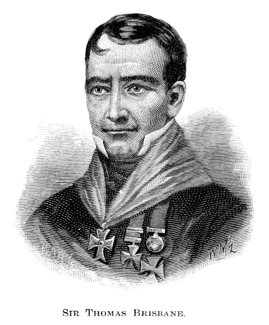 Sir Thomas Brisbane, İngiliz askeri, sömürge valisi ve astronom, 1886. by W. Macleod