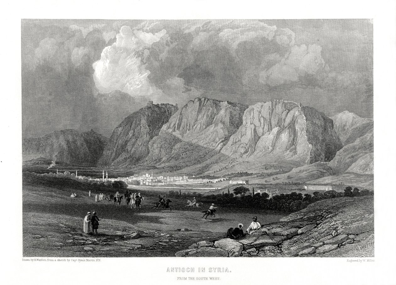 Antakya, Suriye, 19. yüzyıl by W. Miller