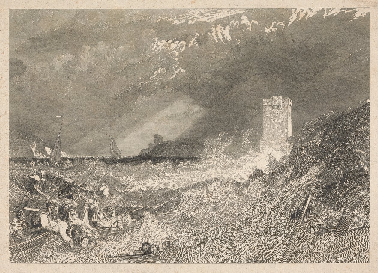 Fowey Harbour, Cornwall'a giriş by W. R. Smith