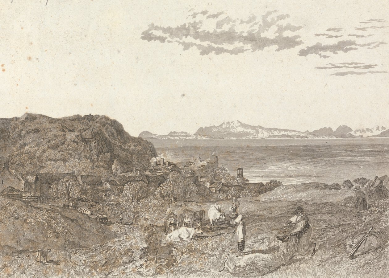 Heysham ve Cumberland Dağı by W. R. Smith