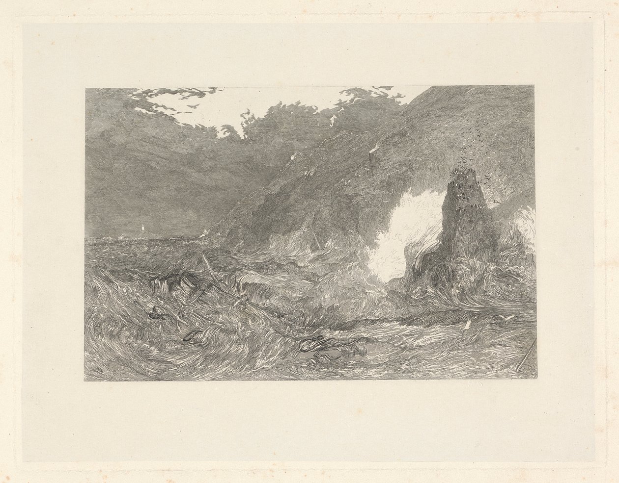 Longships Deniz Feneri, Lands End by W. R. Smith