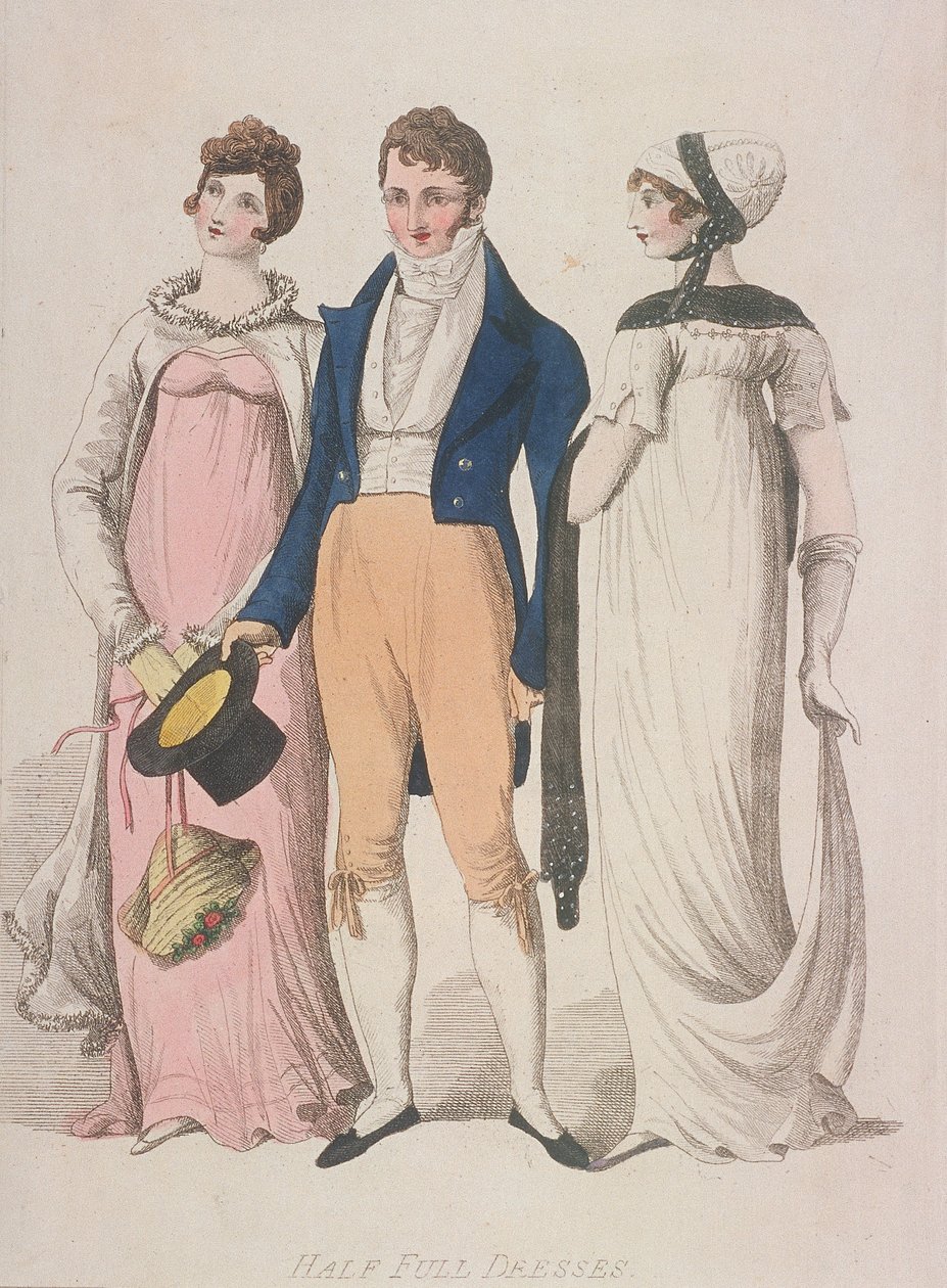 Yarım tam elbiseler, c1810 by W Read