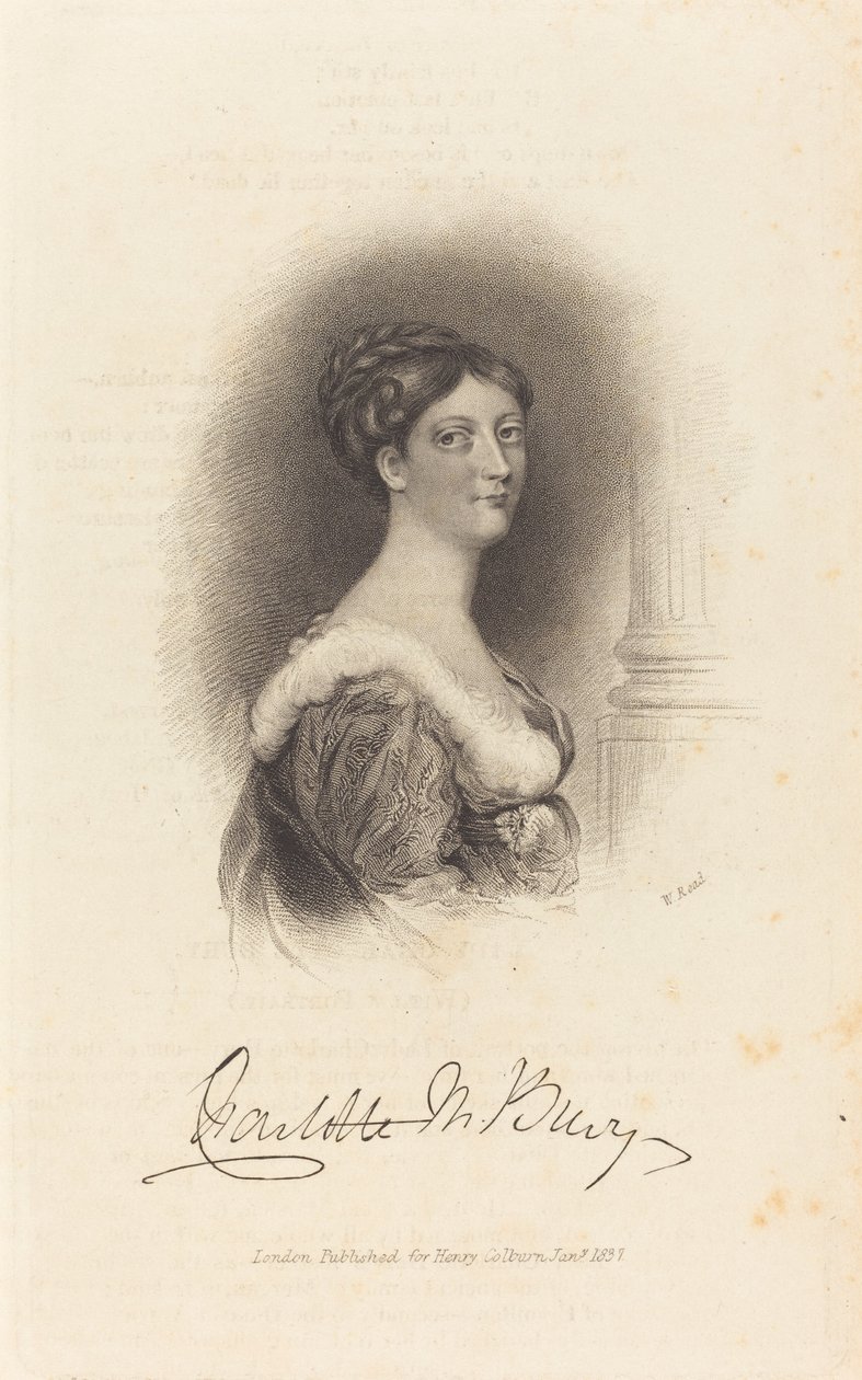 Leydi Charlotte Susan Maria Bury by W. Read