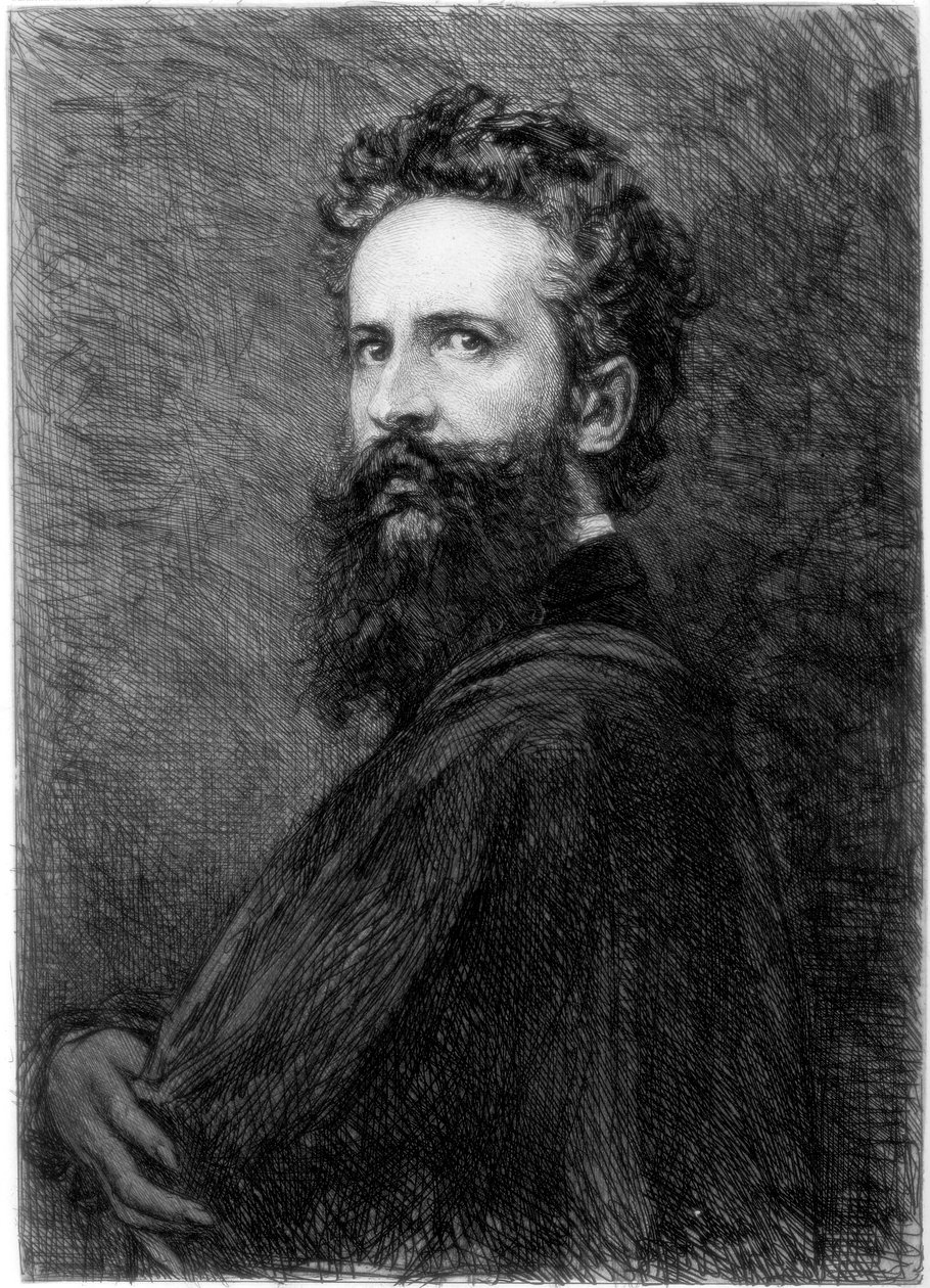 Hans Makart, Avusturyalı sanatçı, c1880-1882. by W. Unger