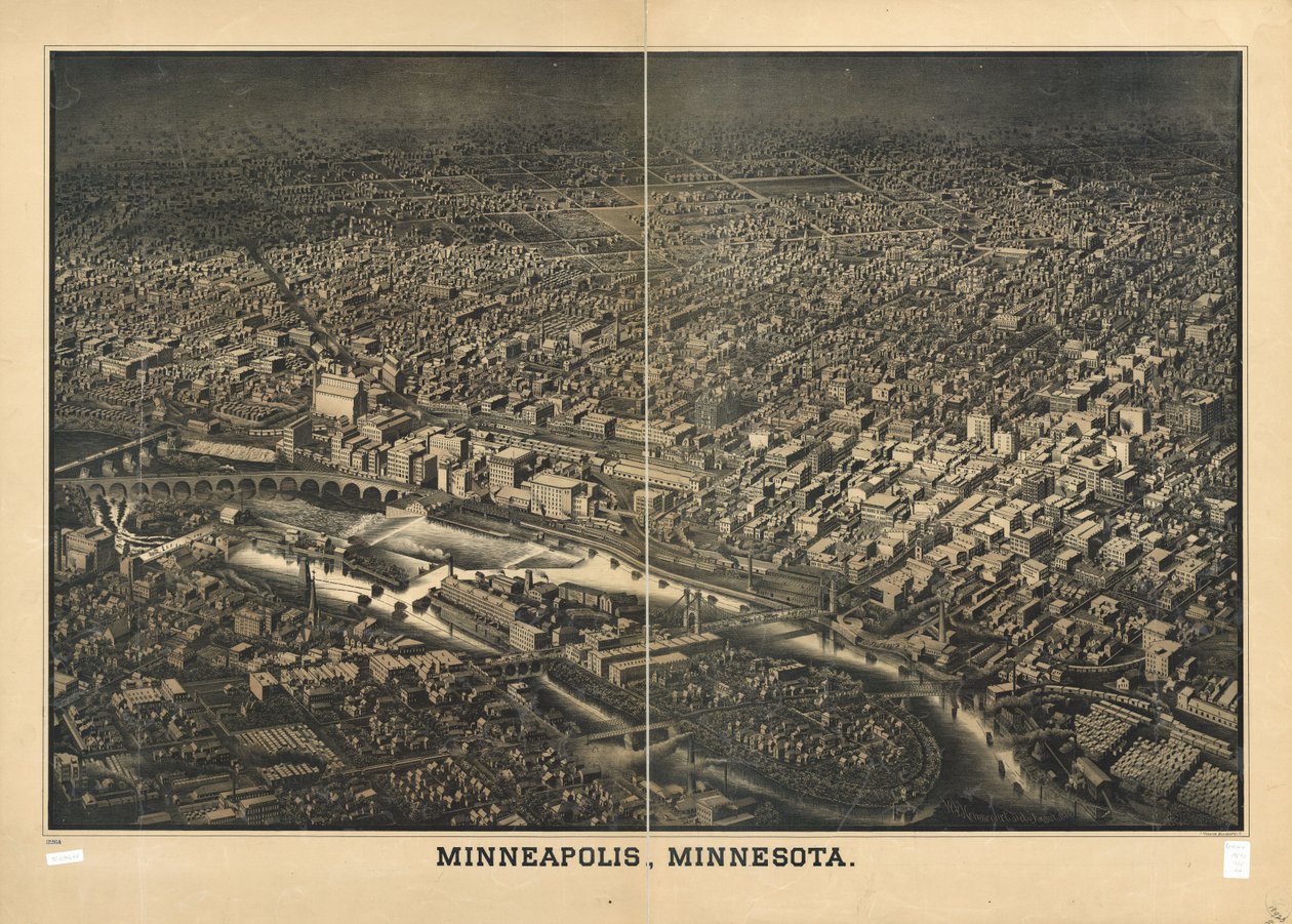 Minneapolis, Minnesota. by W. V.; Monasch Herancourt